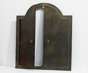Дверца латунная 360х420мм (фото 4)