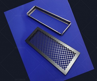 Решётка вентиляционная для камина 460×190мм (фото 1)