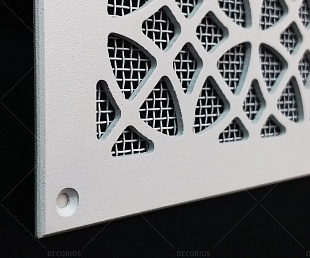 Решётка для вентиляции алюминиевая с окраской 150х150х2мм (фото 3)