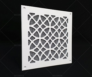 Решётка для вентиляции алюминиевая с окраской 150х150х2мм (фото 2)
