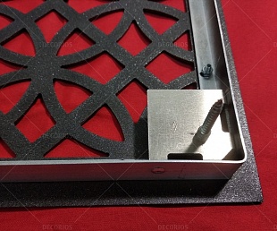 Решетка вентиляционная алюминиевая 512х262х2мм (фото 3)