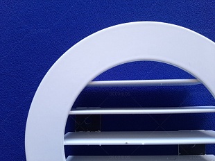 Решëтка вентиляционная круглая d150 мм белая (фото 3)