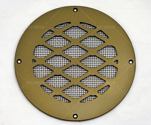 Круглая вентиляционная решетка диффузор d=120мм (фото 1)