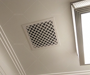 Решетка вентиляционная 300х250х2 мм потолочная (фото 2)
