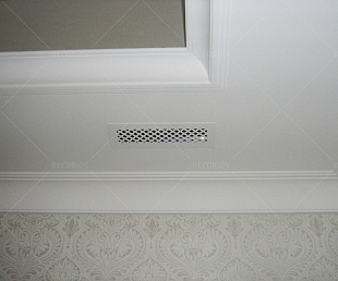 Решетка в потолок алюминиевая с окраской 250х100х2мм (фото 1)