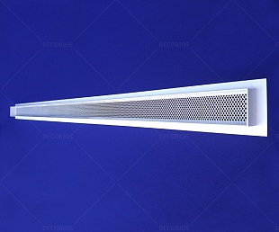 Щелевая вентиляционная решётка с ячеистой сеткой, 1000×100мм (фото 3)