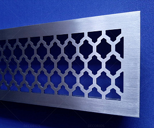 Решётка вентиляционная из нержавеющей стали. 500×100мм (фото 3)