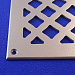 Решётка для вентиляции декоративная 450×450мм. Металл, окраска под бронзу. (миниатюра 3)