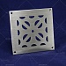 Решетка вентиляционная 100х100 из нержавеющей стали (миниатюра 1)