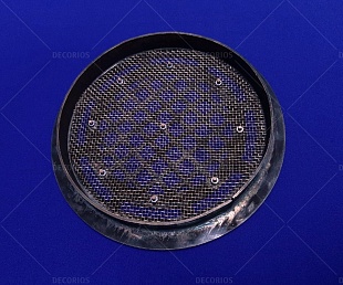 Латунная вентиляционная решётка. Стиль "метро". 200×200×20мм (фото 3)