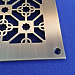 Решётка вентиляционная, латунь, патина 120×120×2мм (миниатюра 3)