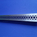 Решётка вентиляционная для подоконника 480×60мм. Нержавеющая сталь (миниатюра 1)