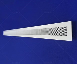 Щелевая вентиляционная решётка с ячеистой сеткой, 1000×100мм (фото 1)