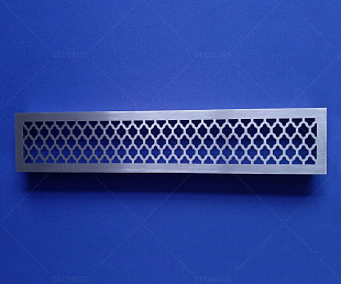 Решётка вентиляционная из нержавеющей стали. 500×100мм (фото 1)