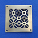 Решётка вентиляционная, латунь, патина 120×120×2мм (миниатюра 2)