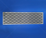 Решетка металлическая, декоративная, с сеткой. 1000×320мм.
