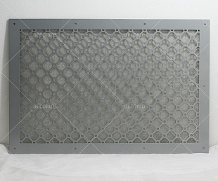 Решётка алюминиевая для дымоудаления 750x500x2мм (фото 1)