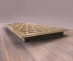 Решётка декоративная вентиляционная, "Ампир". 500×300мм