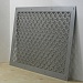 Решётка алюминиевая для дымоудаления 750x500x2мм (миниатюра 2)