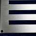 Решетка вентиляционная 200х200 мм из нержавеющей стали (миниатюра 3)
