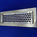 Решетка вентиляционная 100х300 сталь шлифованная (миниатюра 3)